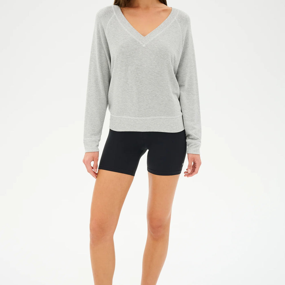 
                      
                        Bennie Fleece V-Neck Sweater
                      
                    