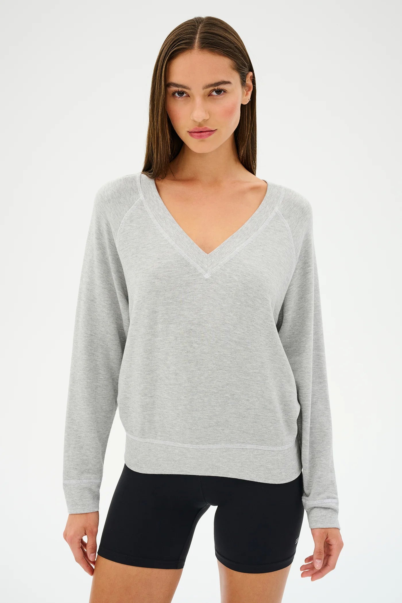 Bennie Fleece V-Neck Sweater