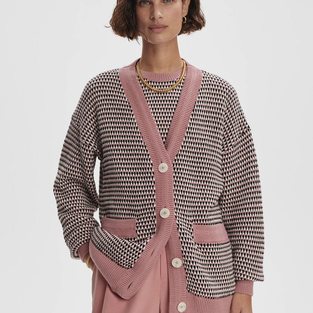
                      
                        Tiffany Textured Knit Cardigan
                      
                    