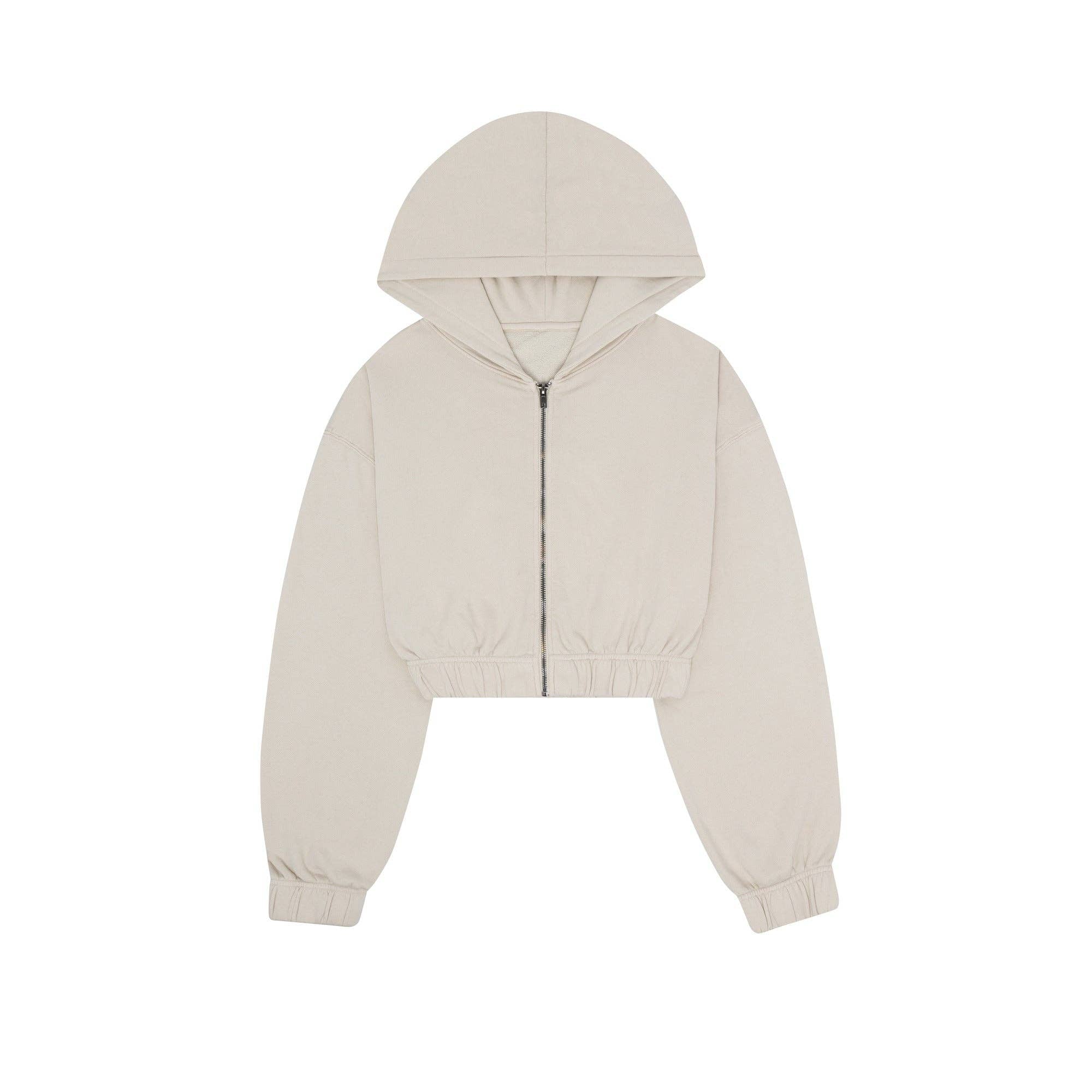 Zip Crop Sweatshirt