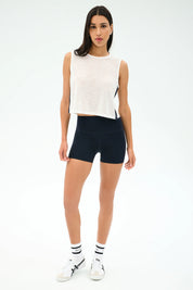 Logan Mesh Tank With Stripe