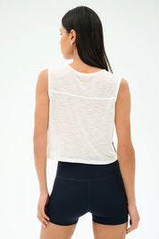 Logan Mesh Tank With Stripe