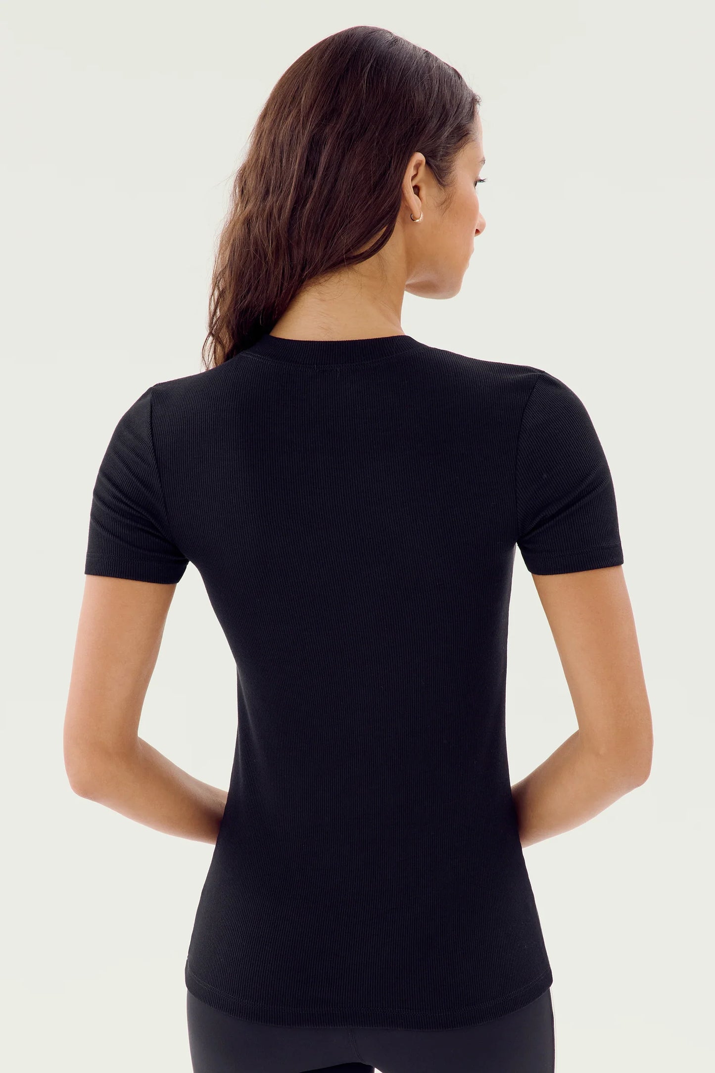 Louise Rib Short Sleeve Shirt