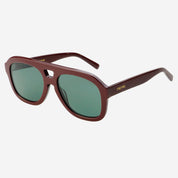 Voyager Acetate Oversized Aviator Sunglasses