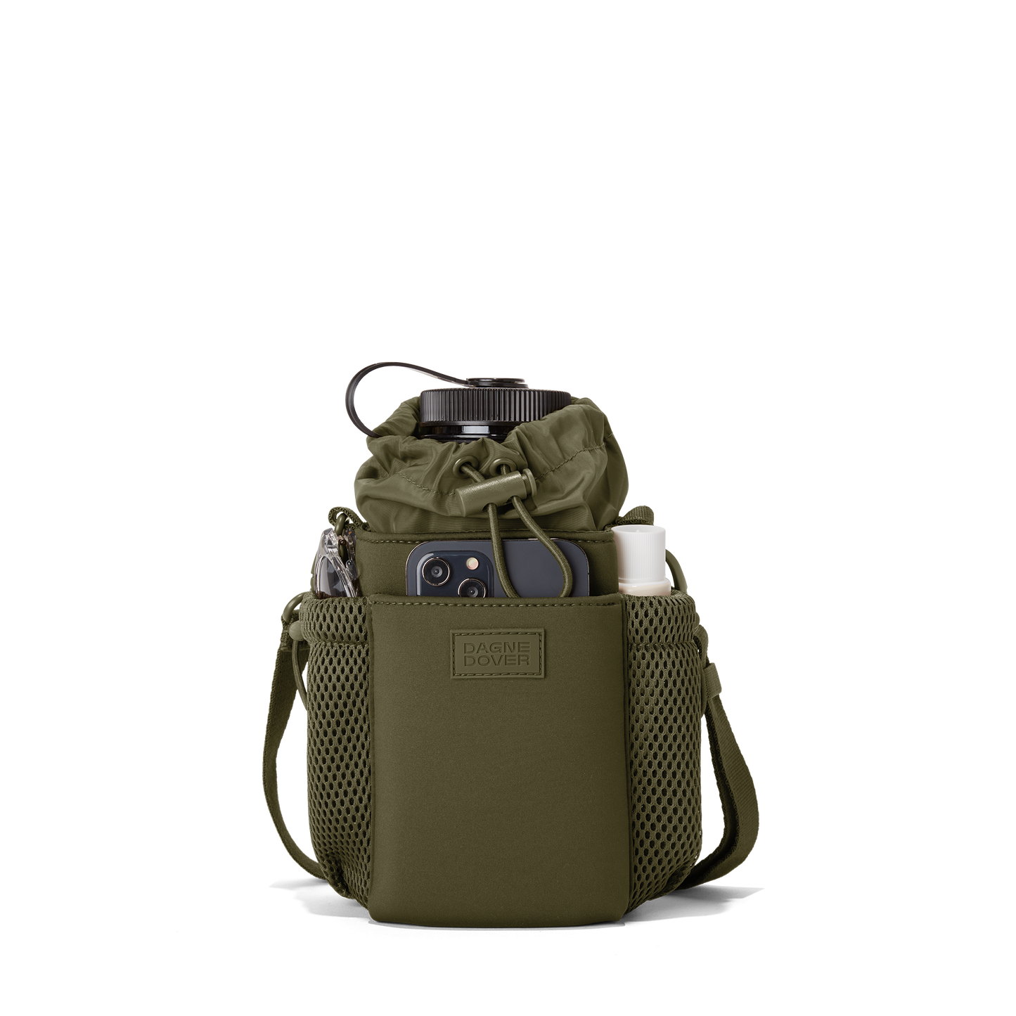 Sloan Water Bottle Sling in Dark Moss