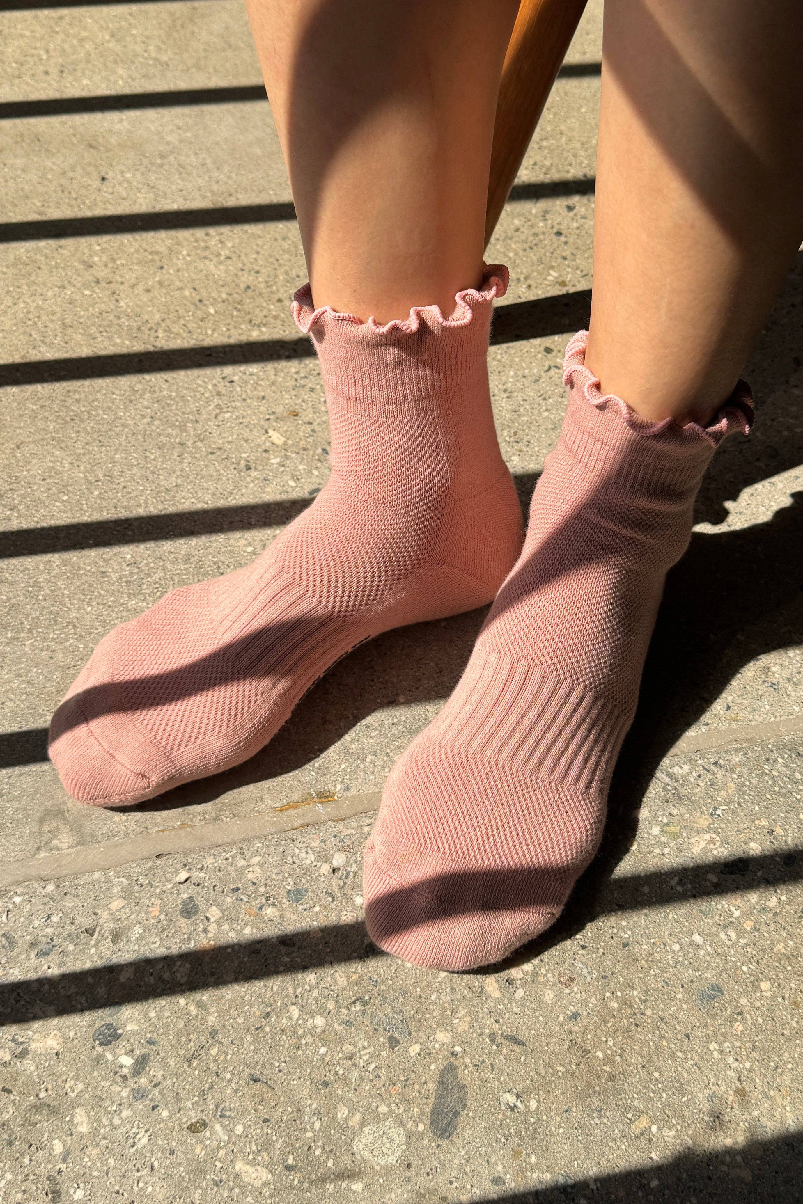 Ruffled Hugger Crew Socks  (Wholesale)