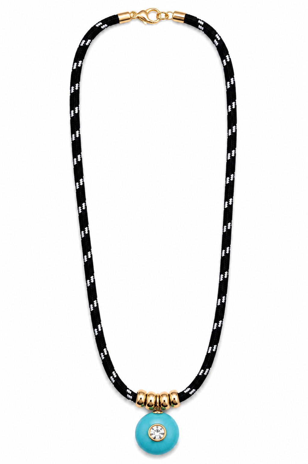 Turquoise Tide Cord Necklace