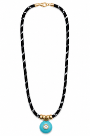 Turquoise Tide Cord Necklace