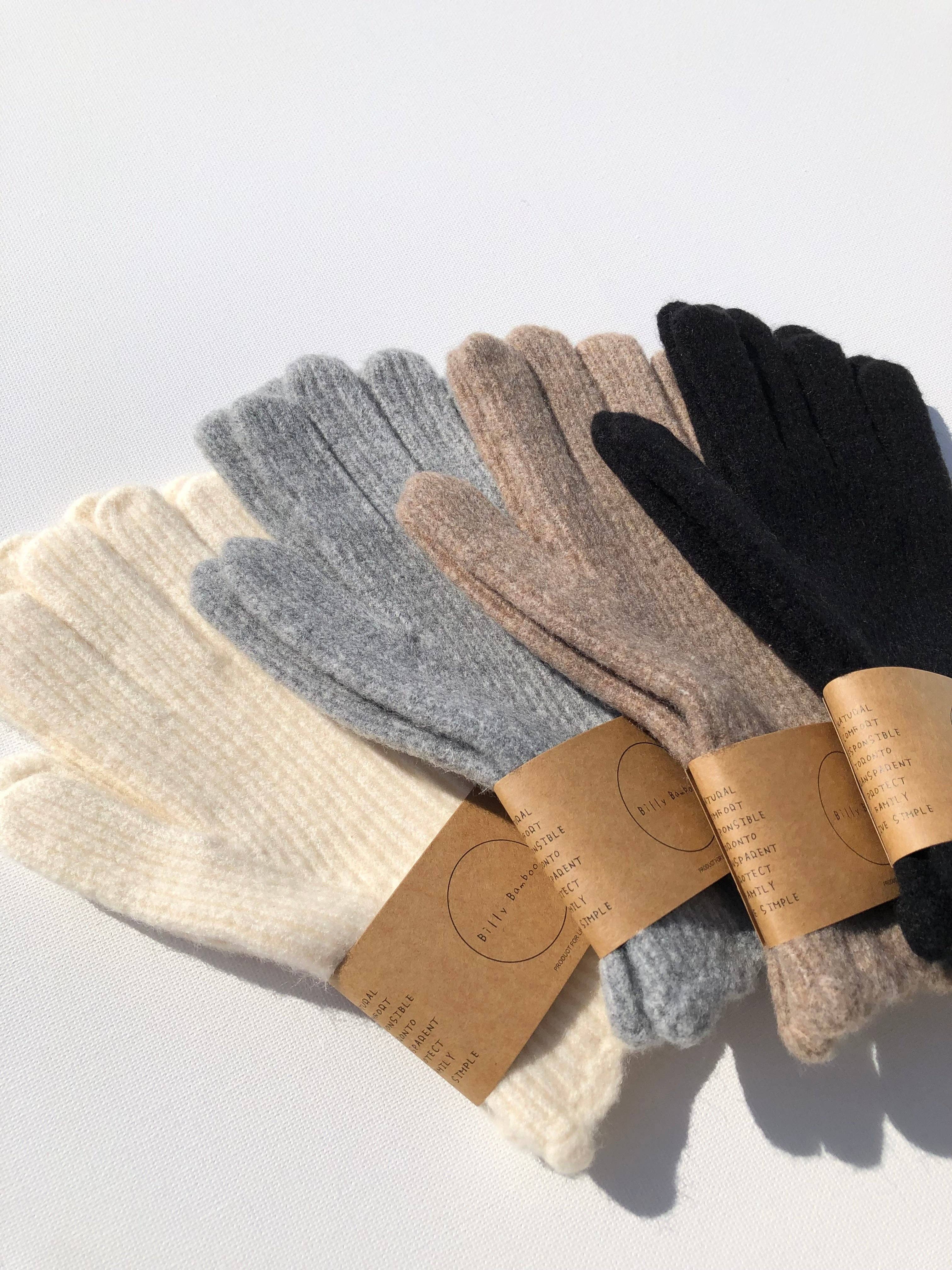 Fuzzy Wool Touch Screen Glove