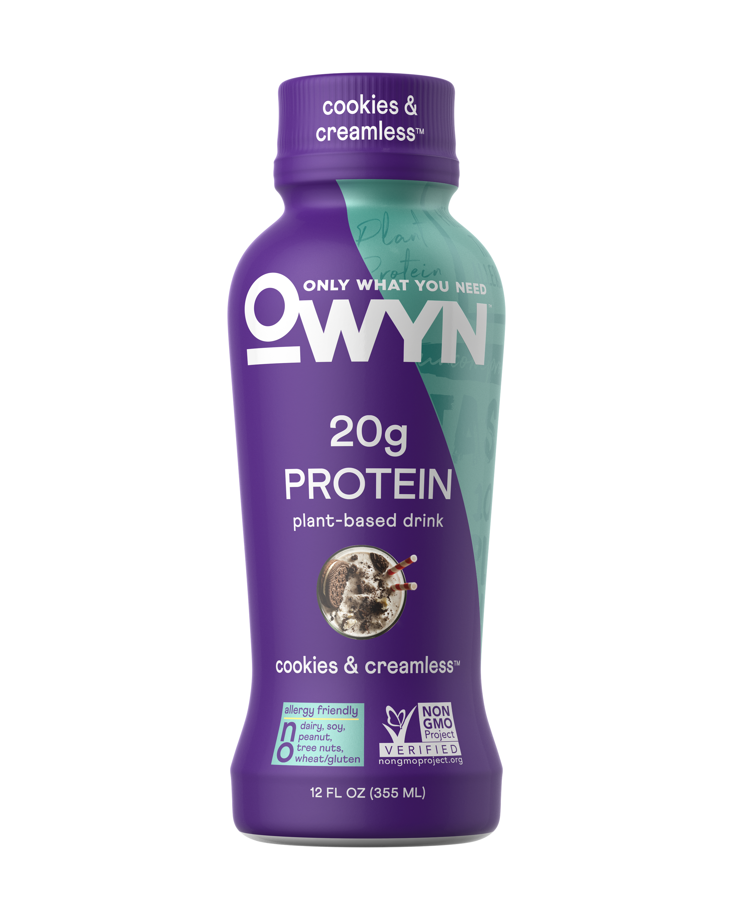 OWYN Vegan Plant-Based Protein Shakes, 12oz