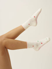 💕 Mini Heart Petal Grip Sock