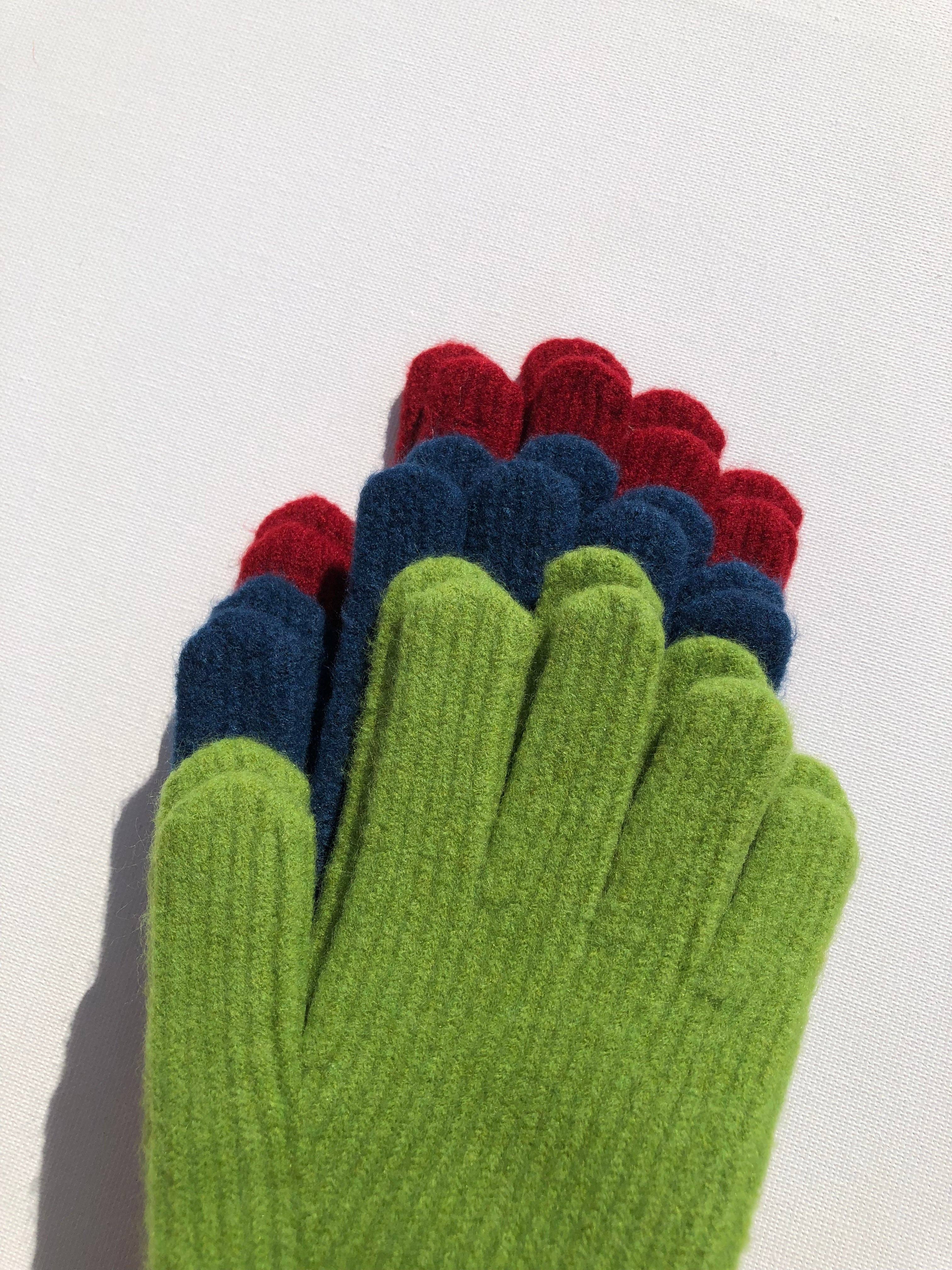 Fuzzy Wool Touch Screen Glove