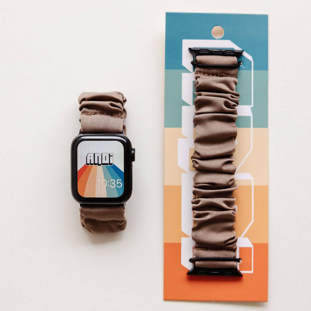 
                      
                        Hazelnut Luxe Scrunchie Band Compatible with Apple Watch
                      
                    