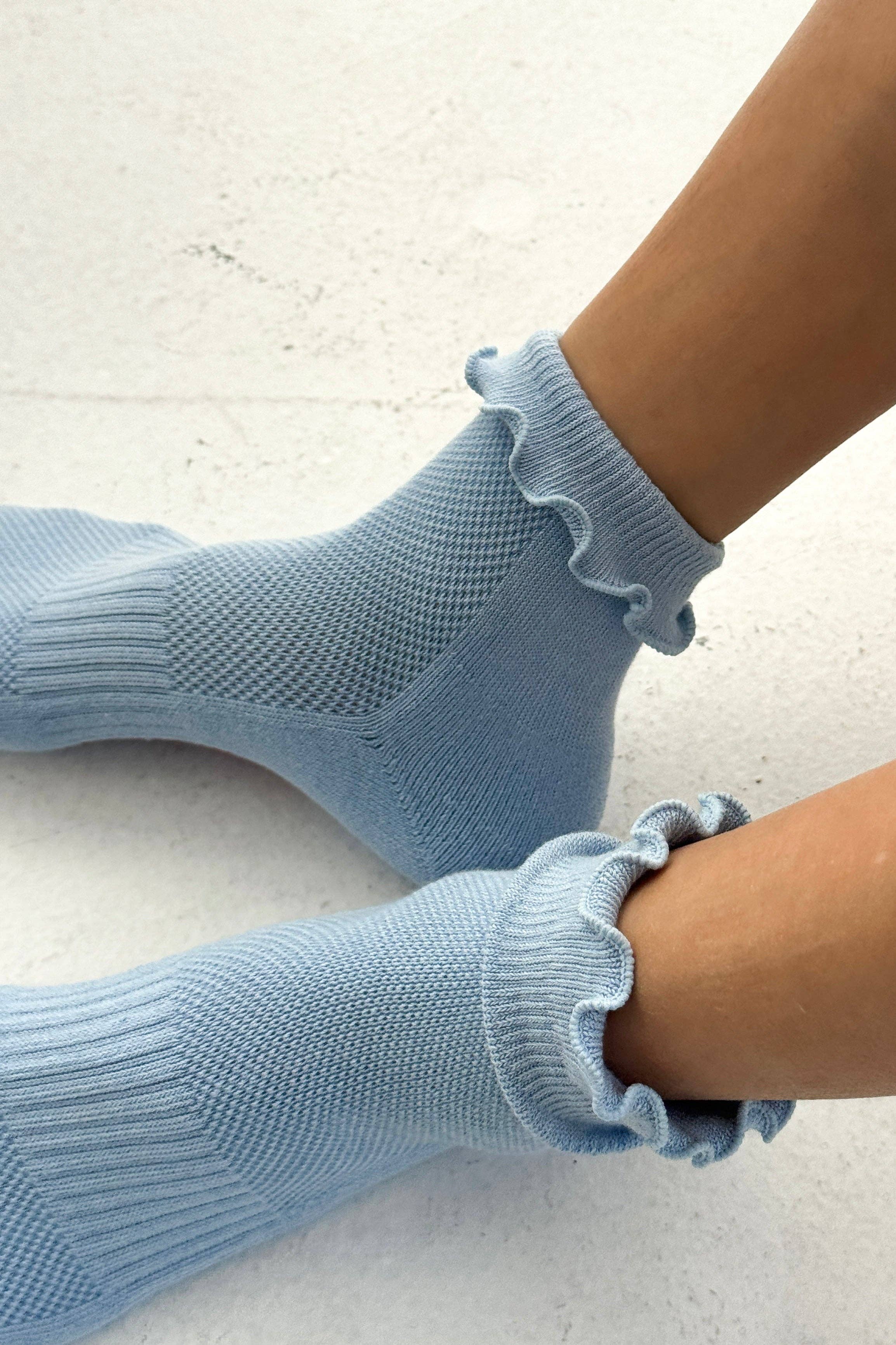 Ruffled Hugger Crew Socks  (Wholesale)