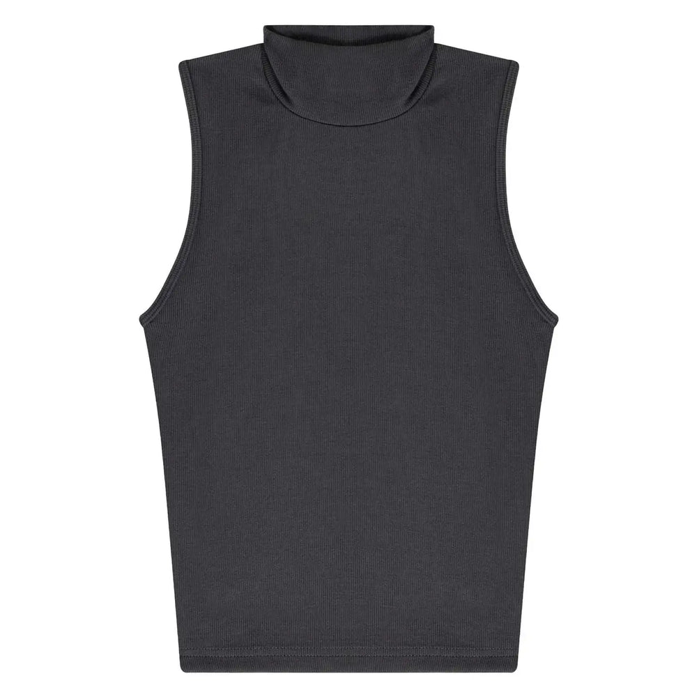 Mock Neck Rib Tank