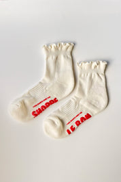 Ruffled Hugger Crew Socks  (Wholesale)