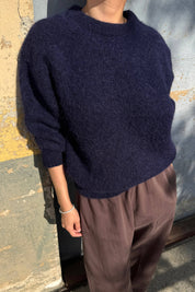 Elio Crew Neck Alpaca Sweater