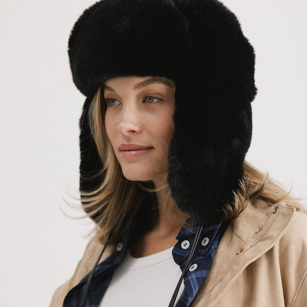 
                      
                        Logan Faux Fur Trapper Hat
                      
                    