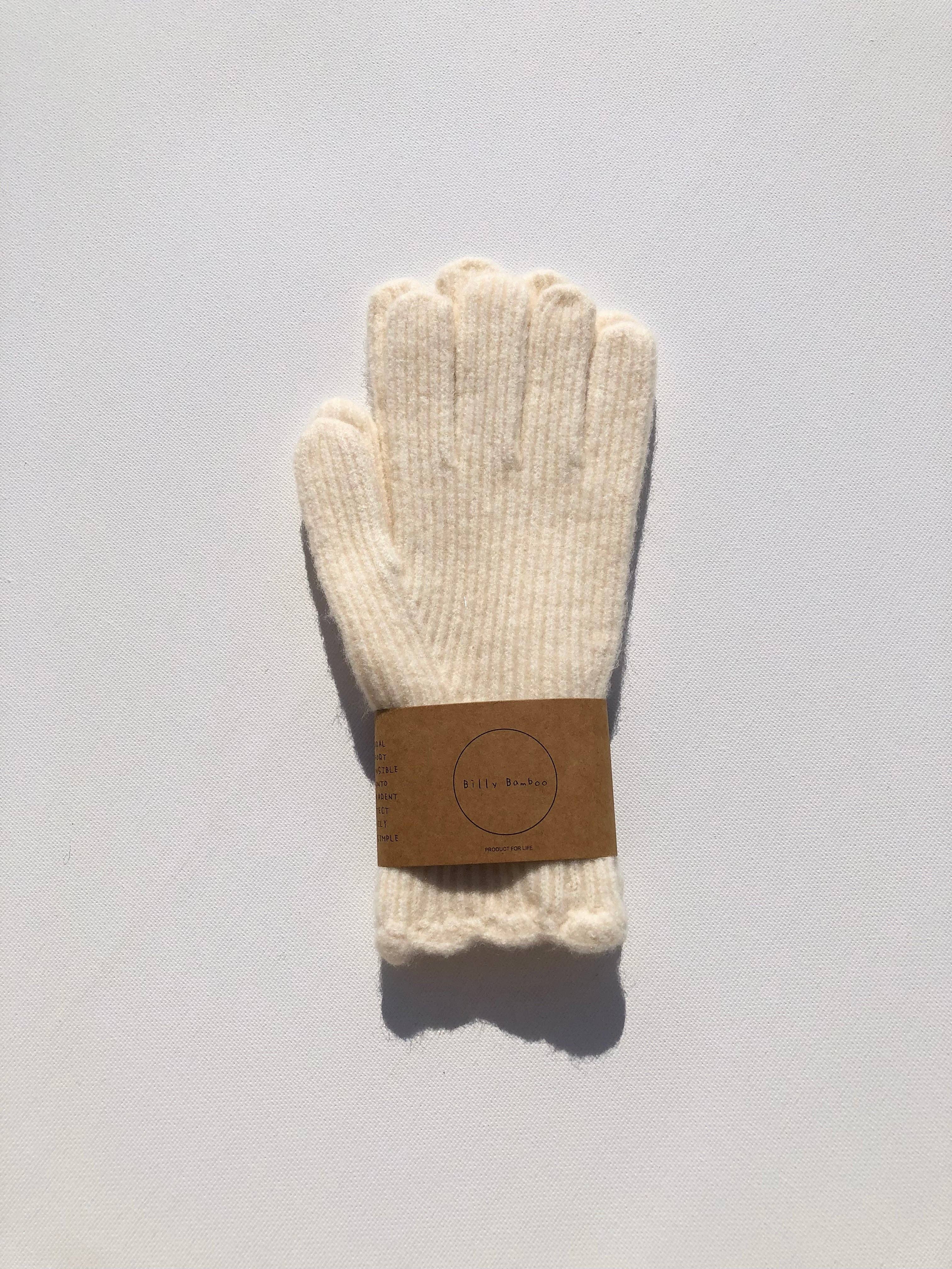 Fuzzy Wool Touch Screen Glove