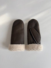 SHEARLING MITTENS