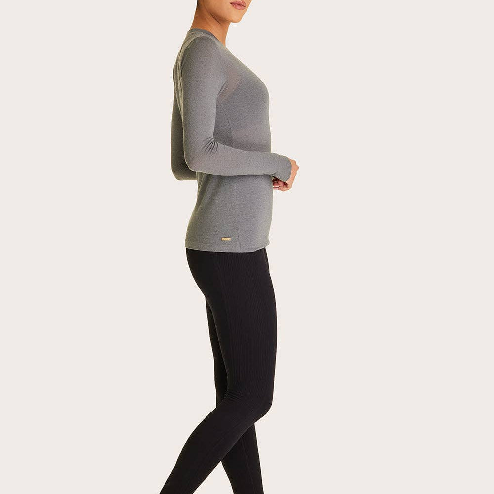 
                      
                        Washable Cashmere Long Sleeve Crew
                      
                    