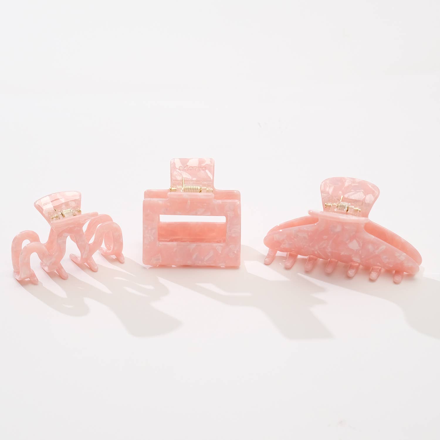 Saltwater Pink | Assorted Small/Medium Claw Clips