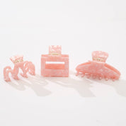 Saltwater Pink | Assorted Small/Medium Claw Clips