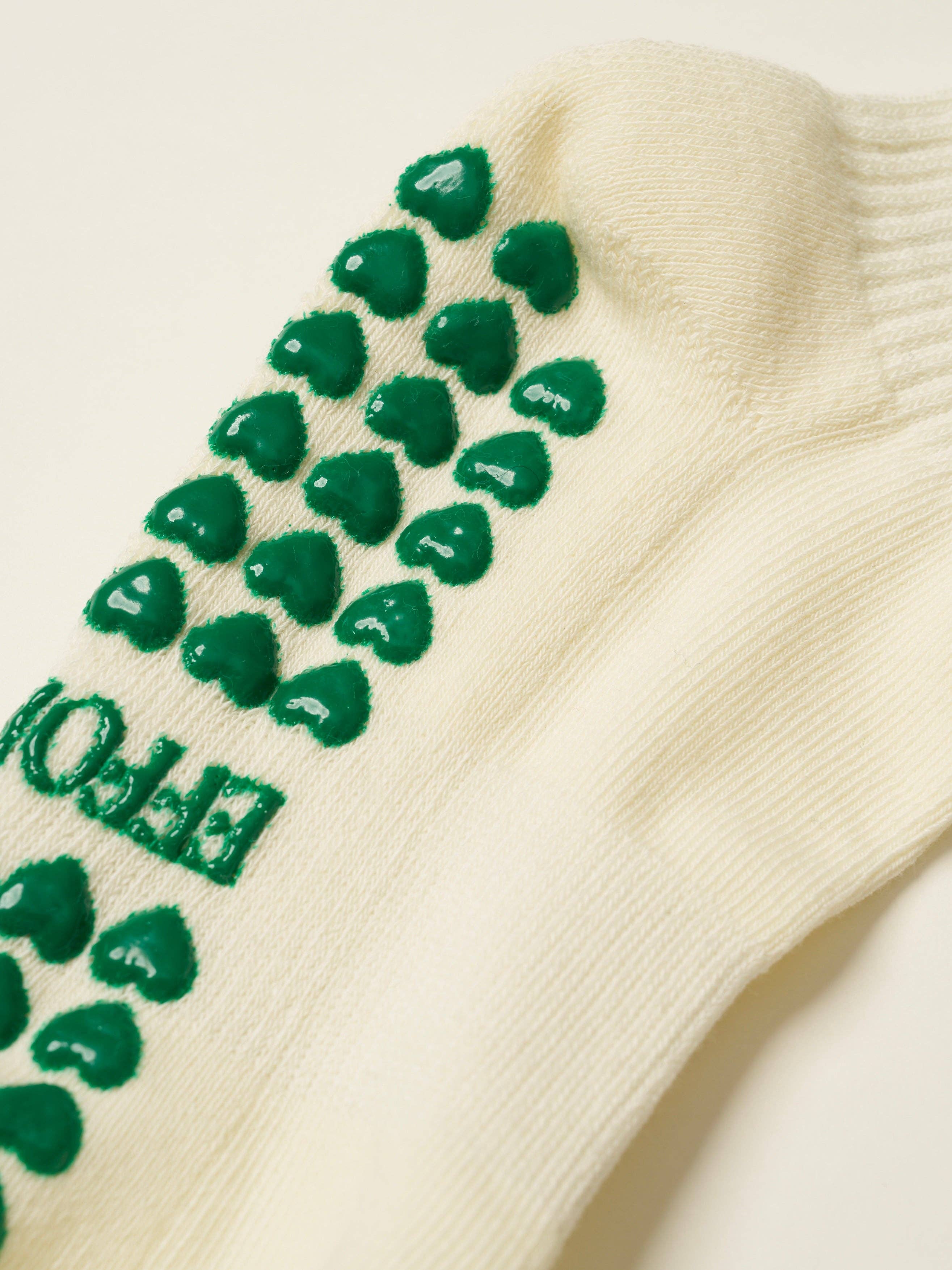 🎀 Bow Ruffle Grip Sock [Green]
