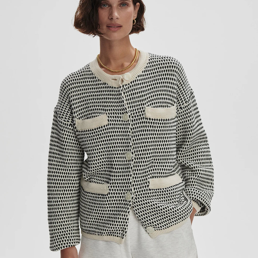 
                      
                        Tidewell Textured Knit Jacket
                      
                    