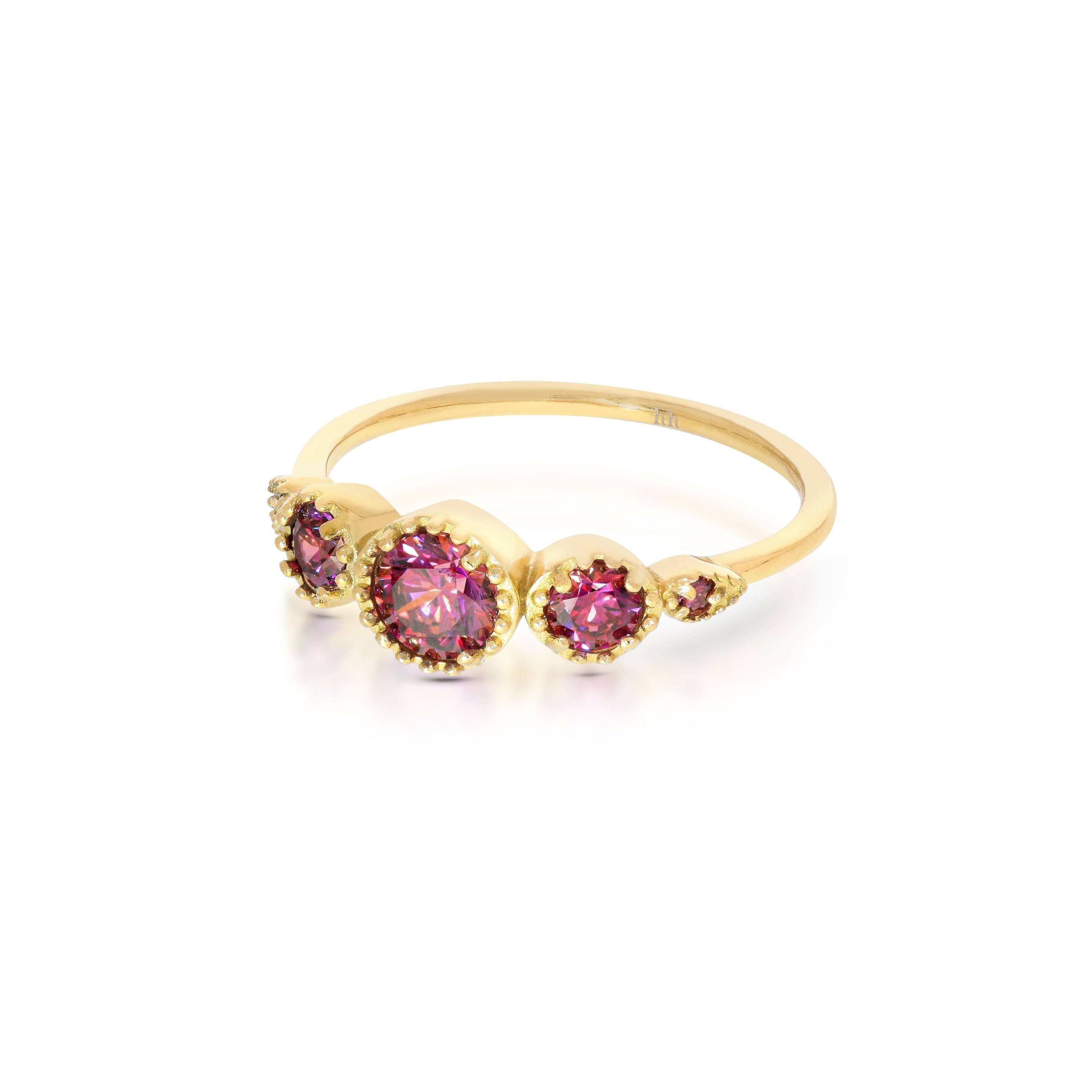 Serenity Burgundy Ring