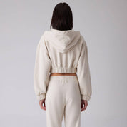 Zip Crop Sweatshirt