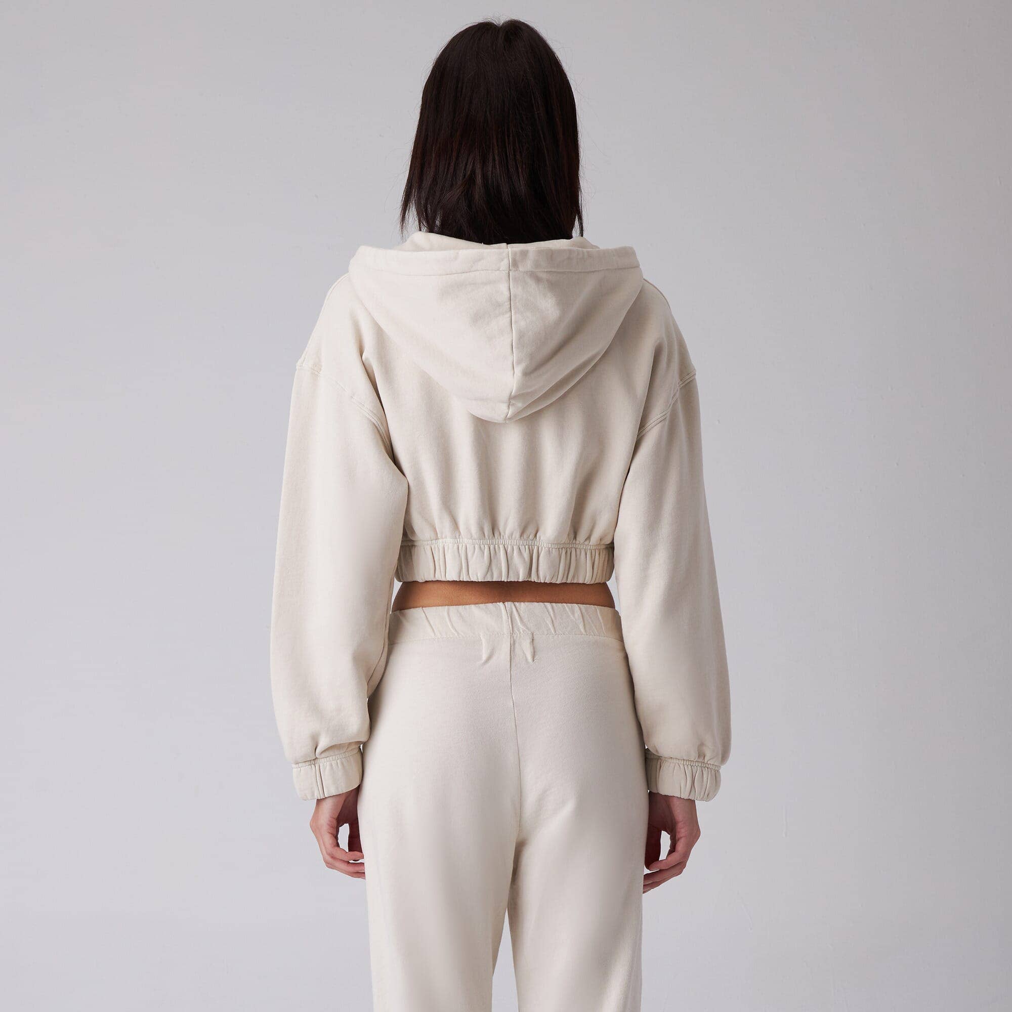 Zip Crop Sweatshirt