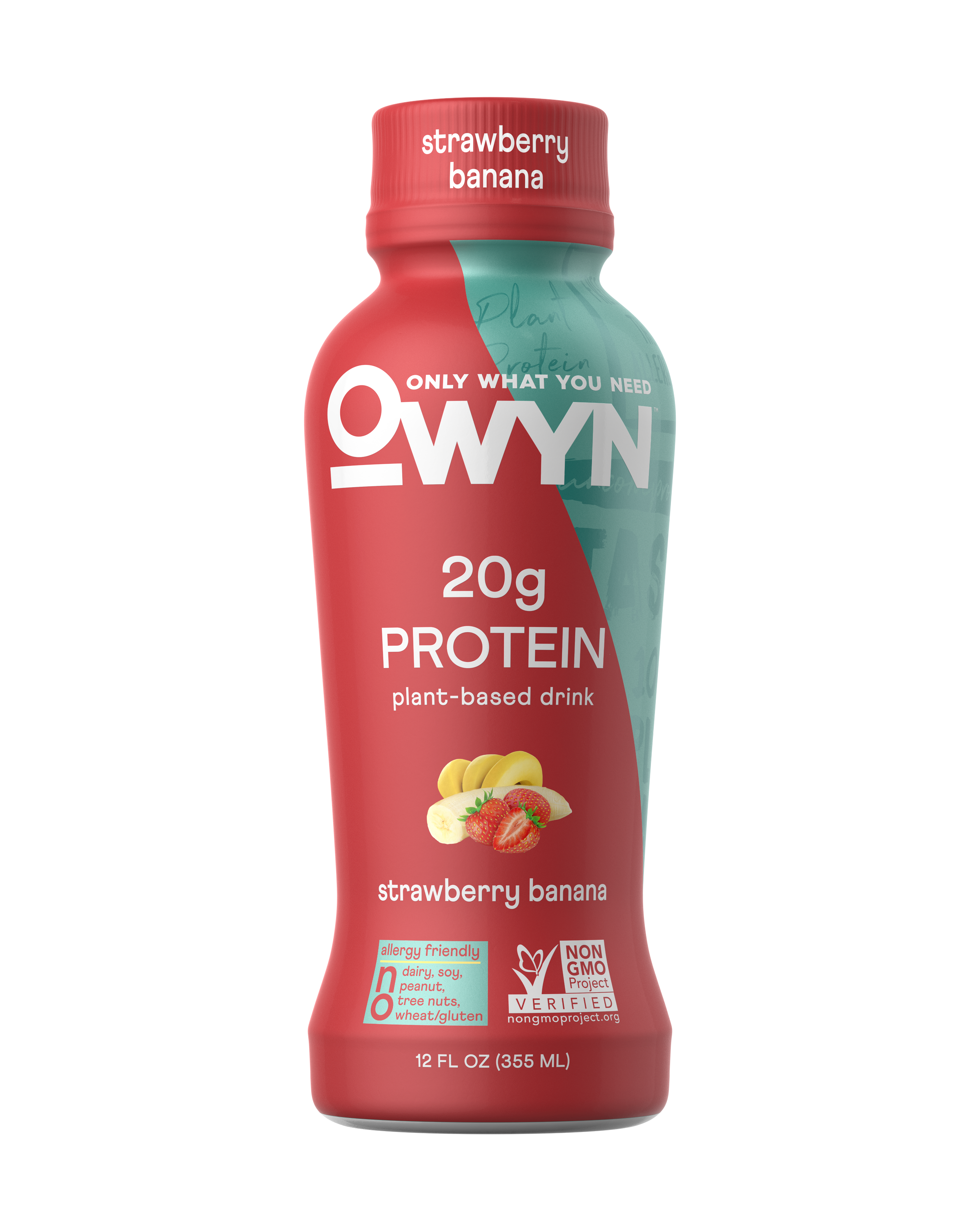 OWYN Vegan Plant-Based Protein Shakes, 12oz
