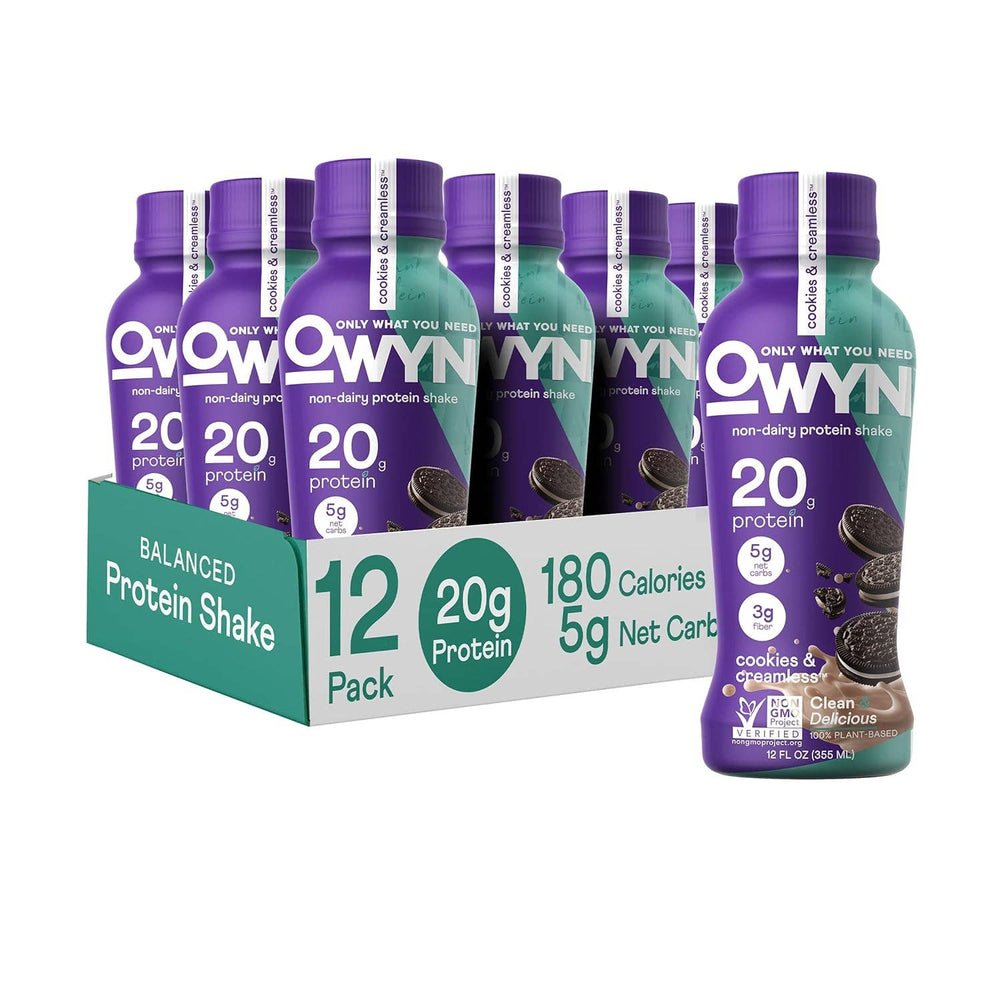 
                      
                        OWYN Vegan Plant-Based Protein Shakes, 12oz
                      
                    