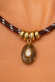 Cocoa Cord Necklace