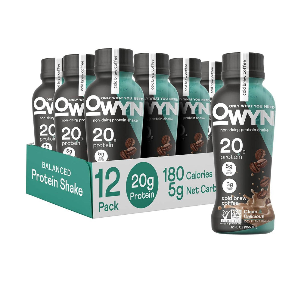 
                      
                        OWYN Vegan Plant-Based Protein Shakes, 12oz
                      
                    