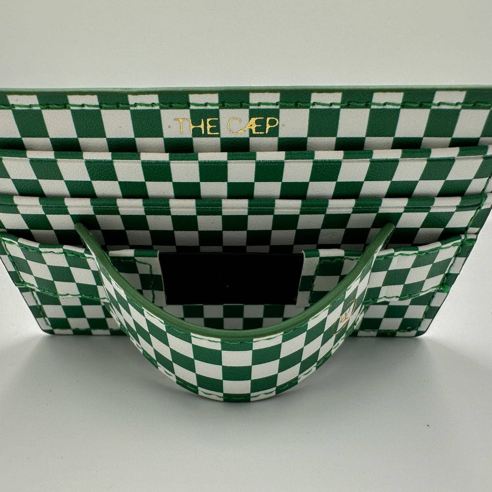 
                      
                        Green Checkered Hoop Wallet
                      
                    