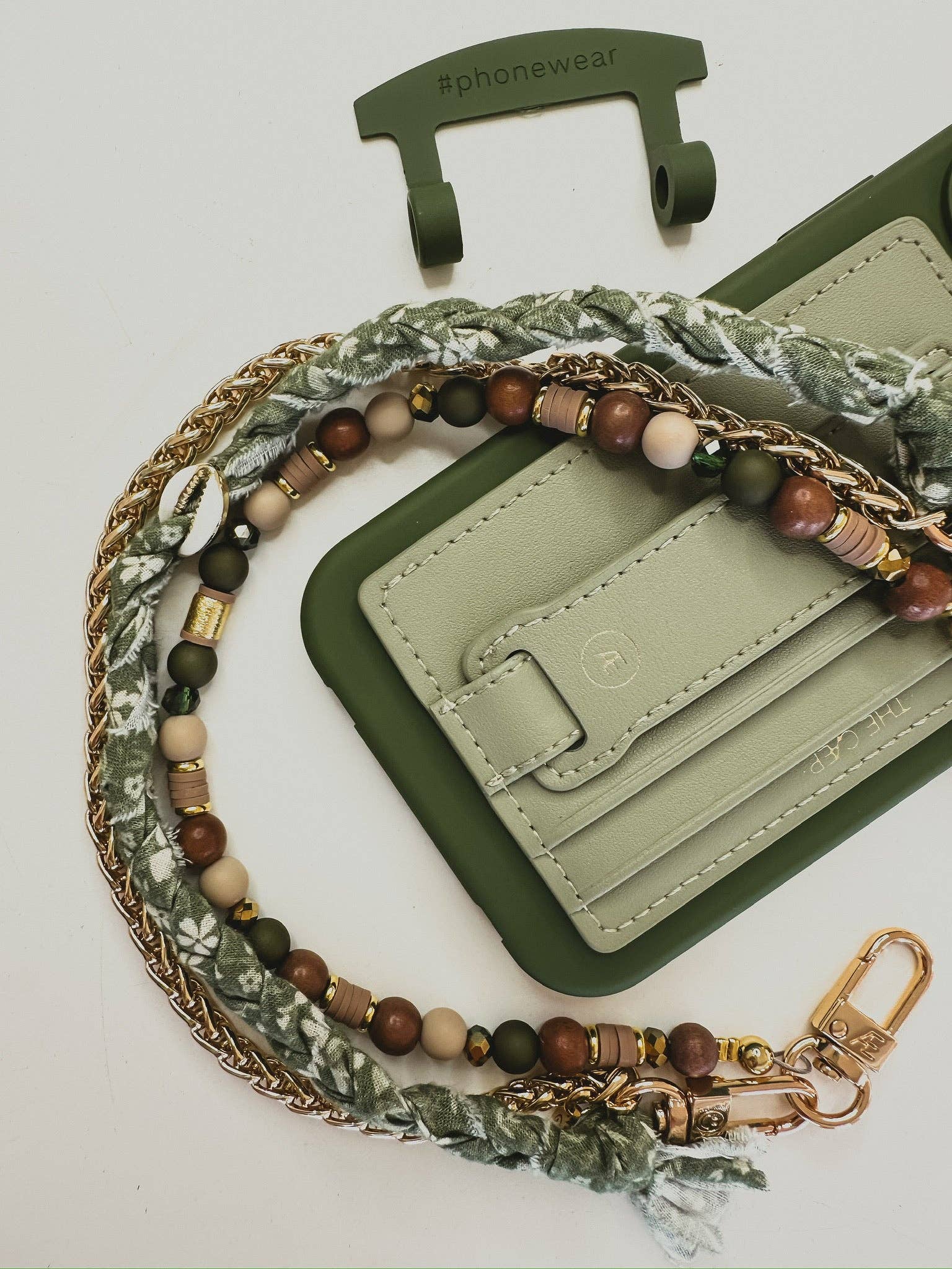 Sage Phone Wristlet