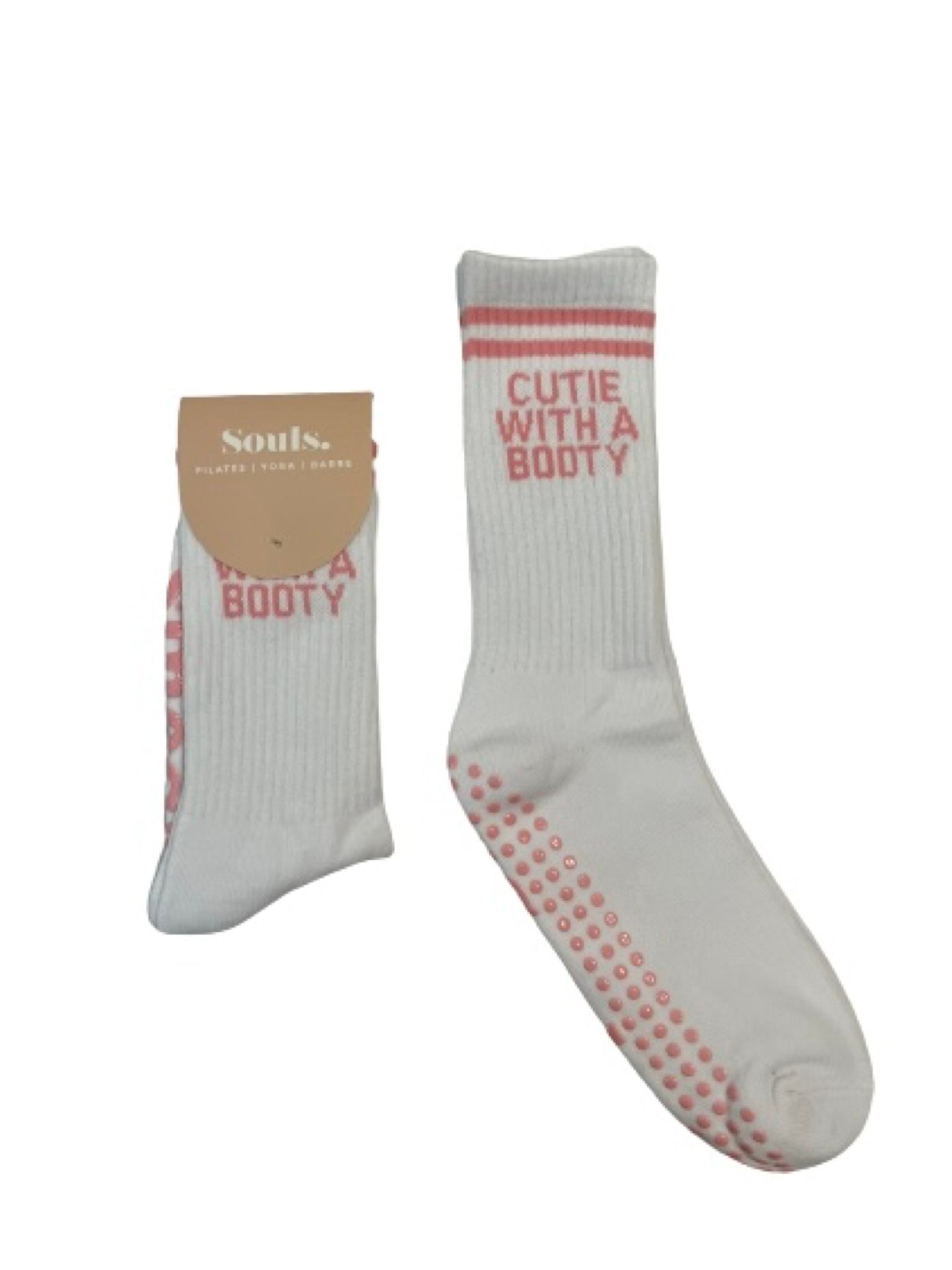 Cutie With a Booty Grip Socks