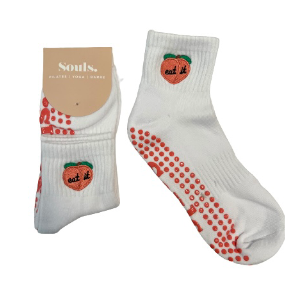 
                      
                        Peachy Grip Socks
                      
                    