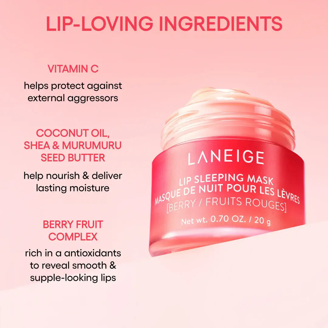 LANEIGE Lip Sleeping Mask 3g MINI Berry Mango Gummy Bear