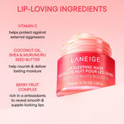 LANEIGE Lip Sleeping Mask 3g MINI Berry Mango Gummy Bear