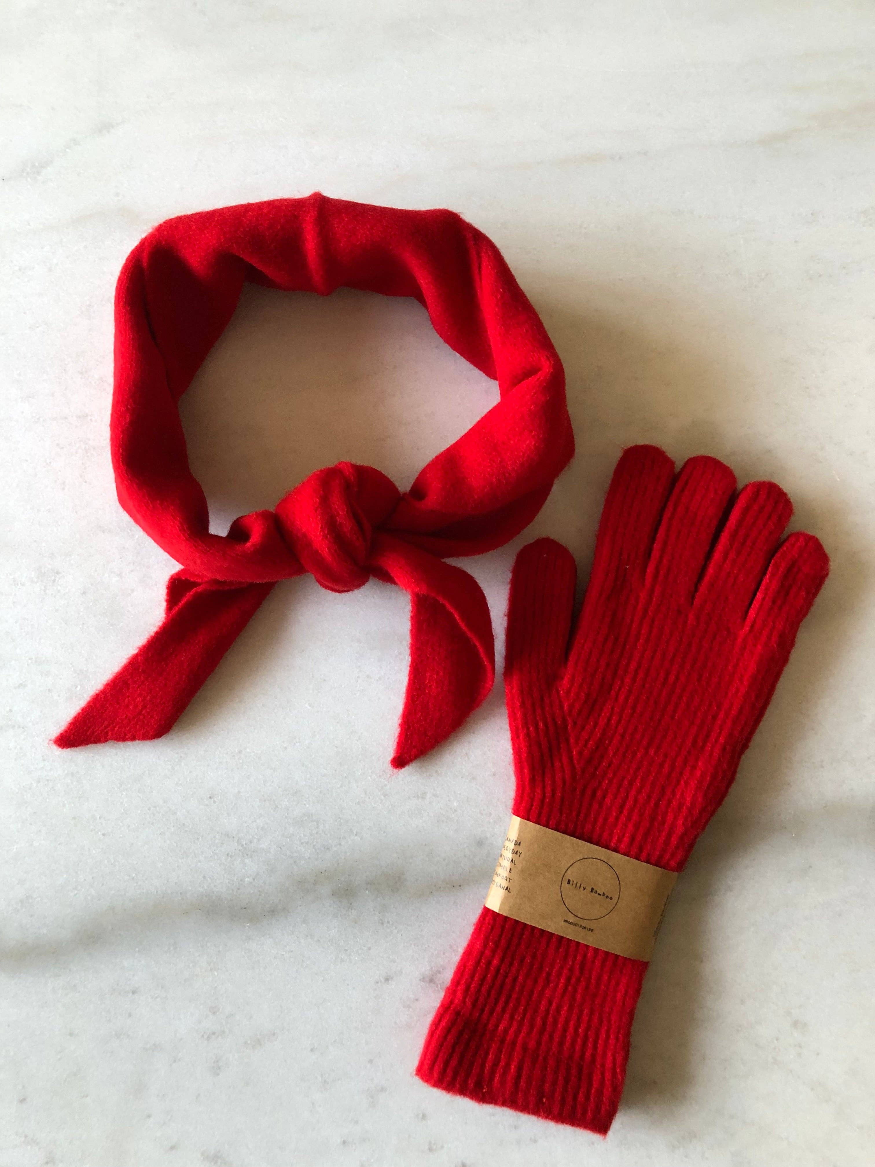 FUZZY WOOL TOUCH SCREEN GLOVES