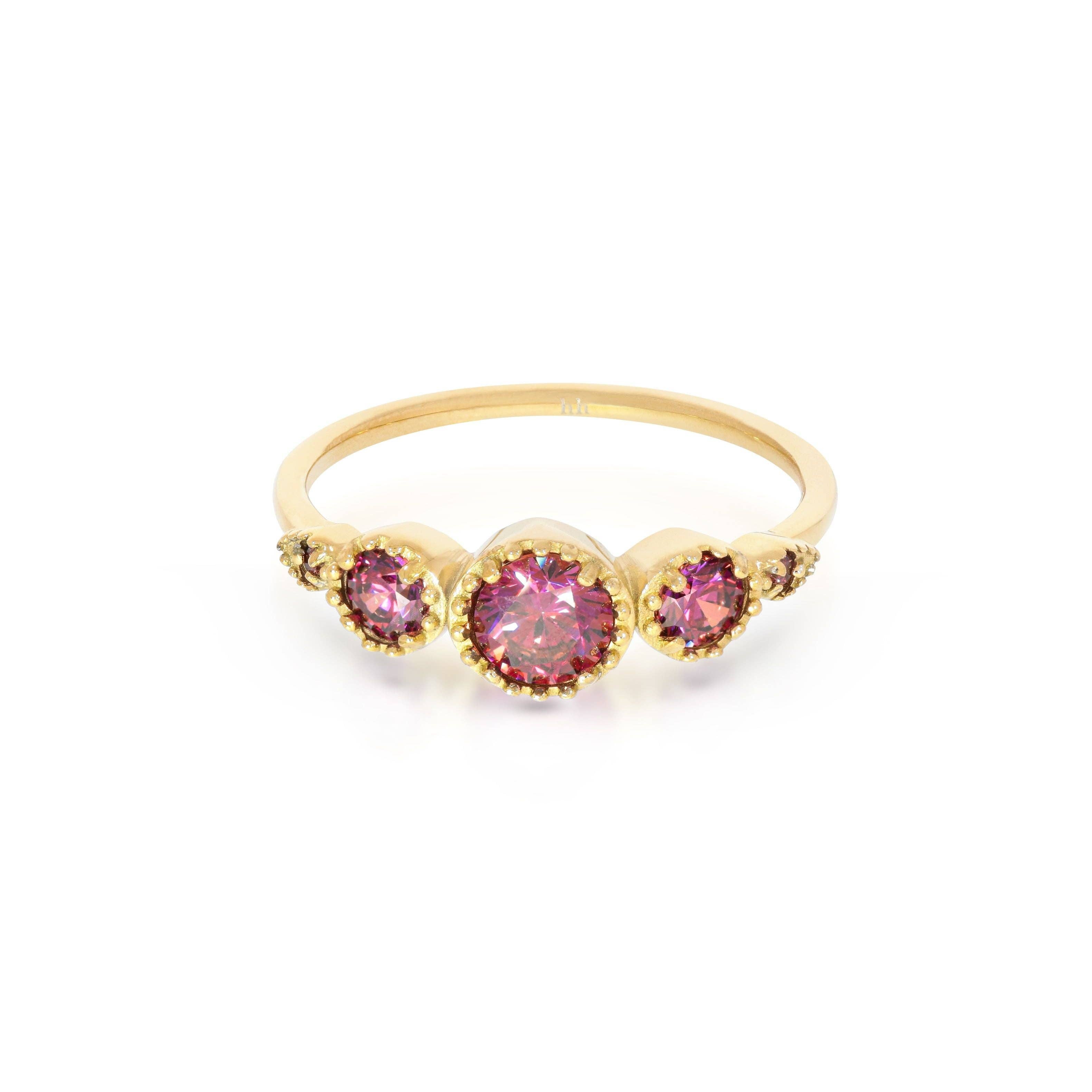 Serenity Burgundy Ring