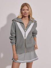 Ada Zip-Through Knit