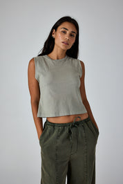 Muscle Tee in Sagebrush