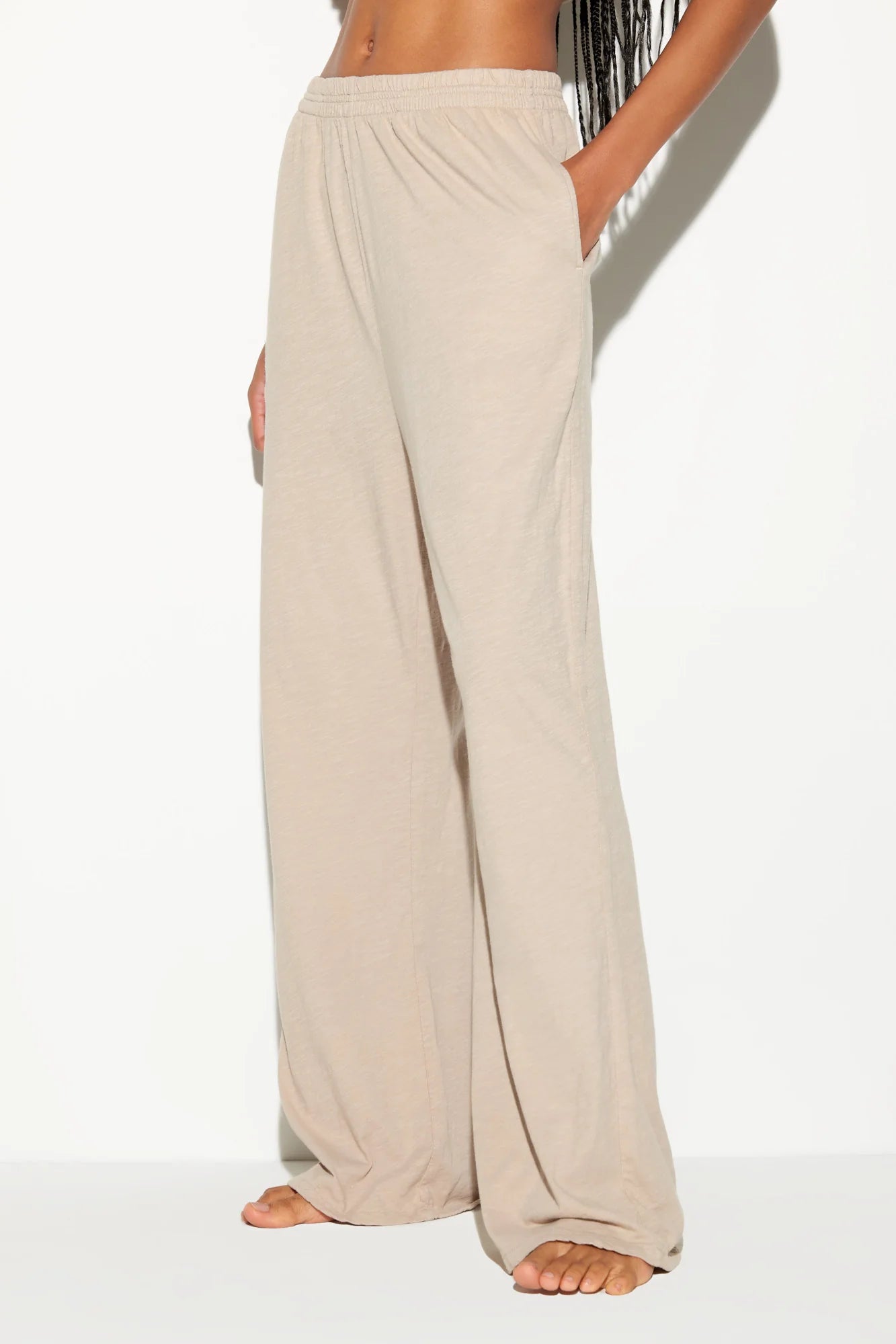 Mika Slub Wide Leg Pant