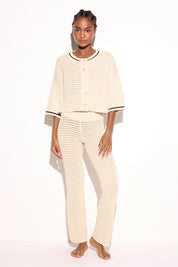 Daphnie Crochet Cardigan Canvas