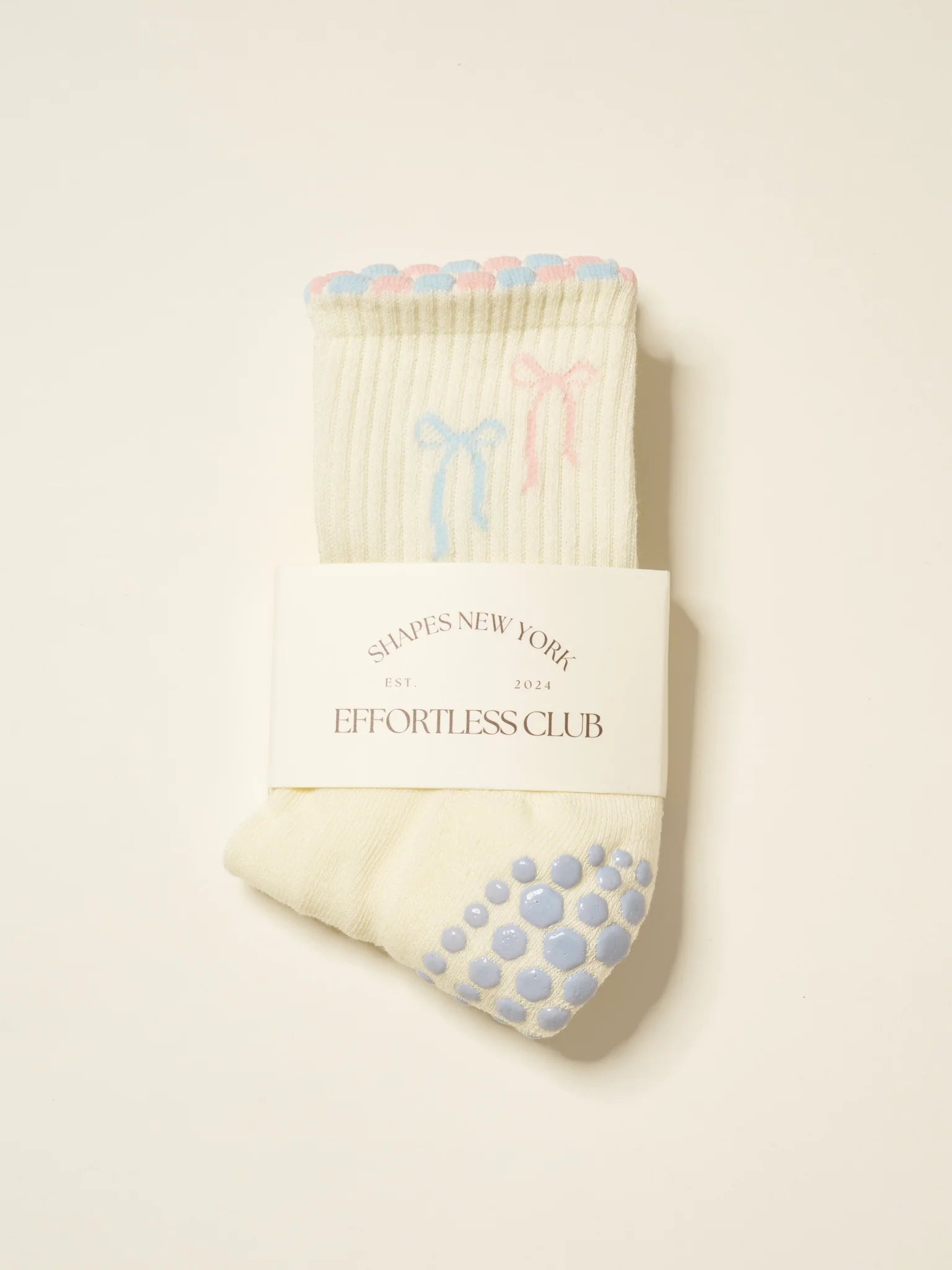 🎀 🎀 Ribbon Duo Petal Grip Sock