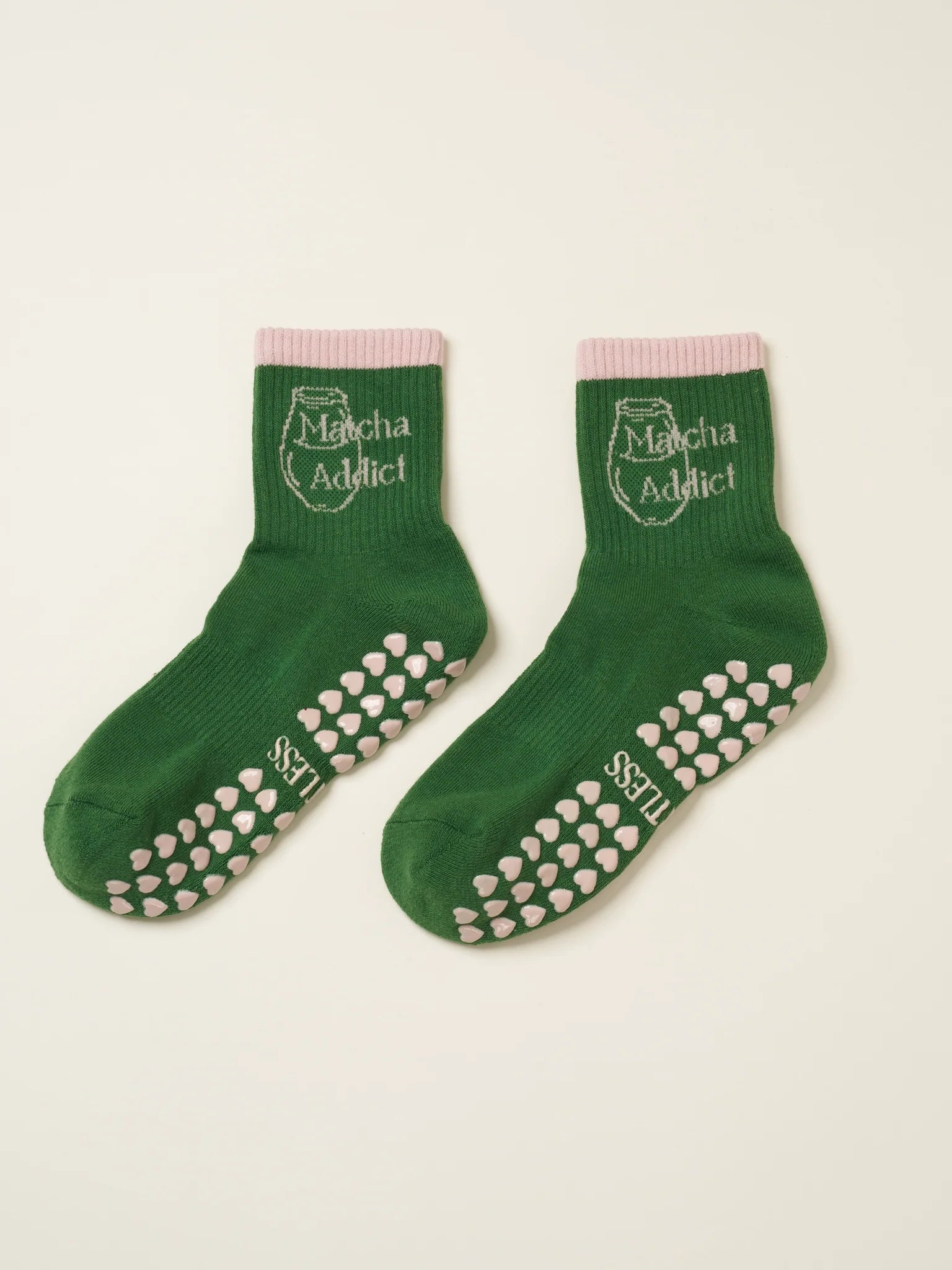 🍵 Matcha Addict Grip Sock